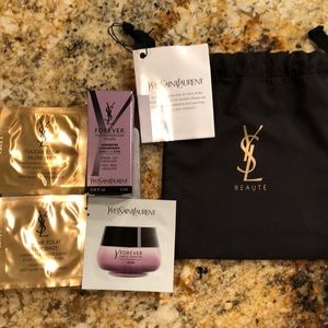 YSL bag with samples